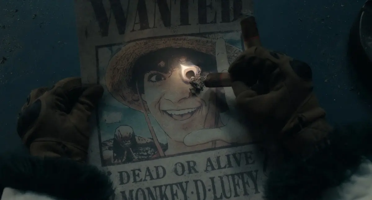 quem e a personagem que aperece no final one piece