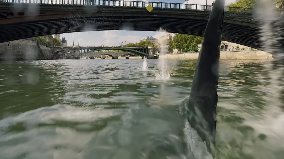 onde foi filmado sob as aguas do sena